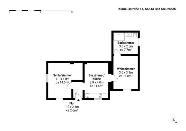 Altstadt Apartment Am Wasser Mit Parkplatz Und Riesigem Garten Bad Kreuznach Εξωτερικό φωτογραφία